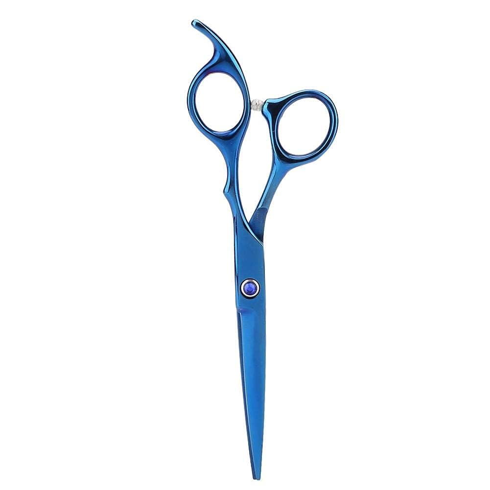 Professional Hairdressing Scissors Thinning/Cutting Shears for Family Salon Pets Anti-Corrision Grooming Hairdressing Shear(Blue -Cutting Shear)