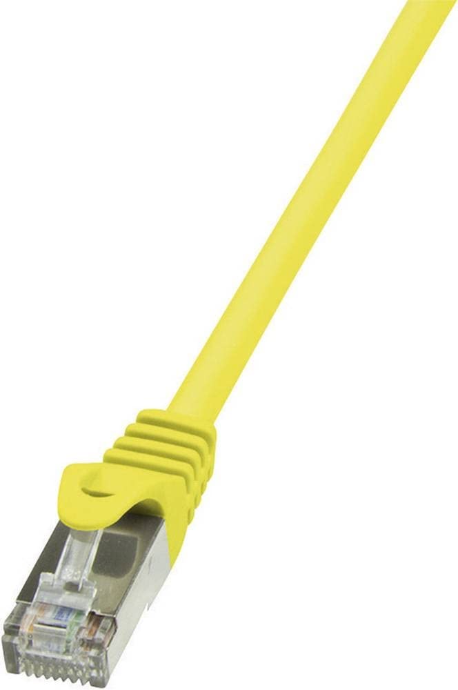 LogiLink CP1057S CAT5e F/UTP Patch Cable, 2 Meter Length, Yellow, Yellow, 2 Meter Length