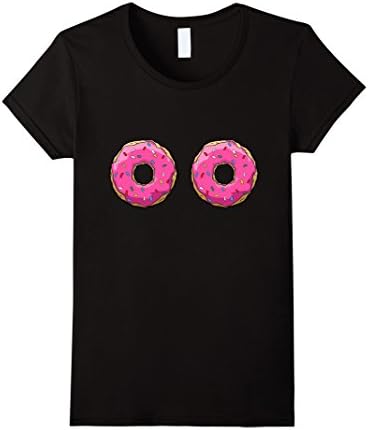 Womens Funny Donut Sprinkle T-Shirt, Doughnut Shirt, Donut t shirt XL Black