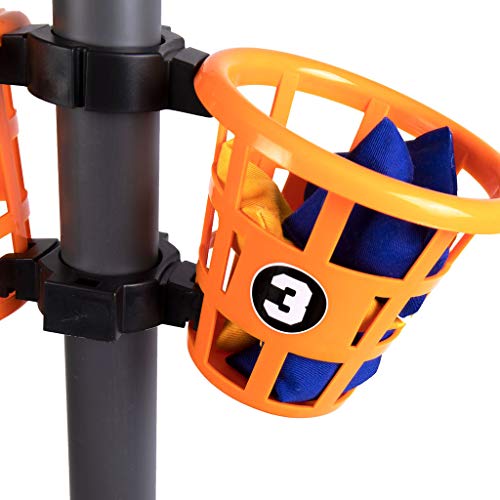 B3 Bean Bag Bucketz; Outdoor Backyard Game for Adults and Family: Lawn Bean Bag Toss Party Game - Giant 5' Camping… - Image 3