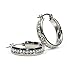 Chop Mall Fully-jewelled Stainless Steel Zirconia Earrings for Women Girls Anniversary Xmas
