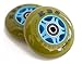 Ripstik Wheels by KBS - Razor Ripsurf Performance Caster Board Replacement 68mm-80mm 90a with ABEC 7 Speed Bearings 2 Pack Set of Two Ripstick Wheel Most Durable (Army, 80MM)