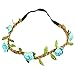 Polytree 8pcs Boho Style Flower Women Girls Hair Band Headband Festival Party Wedding