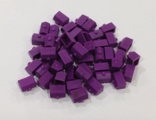 Plastic Houses: Purple Color Monopoly Replacement House (Colored Miniature Town & City Buildings, Board Game Playing Pieces) by Morrison Games
