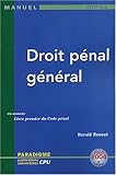 Droit pénal général : DEUG Droit by 