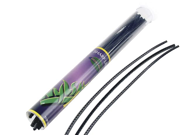 Ratioparts Nylon Thread 4.5 mm Nylsaw 15 Pcs 26 cm 4-Sided Serrated Line Black