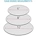 HeroFiber Cake Boards set of 30, Cake Boards 8 inch, Cake Boards 10 inch, and Cake Boards 12 Inch, 10 of each, Cake Board, Cake Base, Cardboard Cake Rounds, Cake Circles.