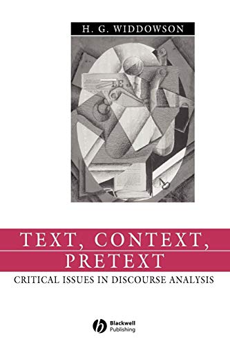 Text, Context, Pretext: Critical Issues in Discourse Analysis (Language in Society) - Thumbnail 3