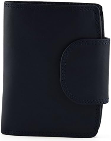 Genuine Leather Man Wallet Color Blue