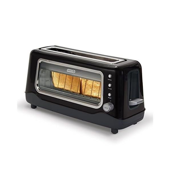 Dash Clear View Toaster Extra Wide Slot Toaster with Stainless Steel