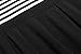 ACEVOG Women's Vintage Stripes Patchwok A-line Long Sleeve Cocktail Dress, Black, Large