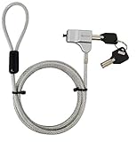 Sendt Silver Notebook Laptop Keyed Lock for Wedge Security Slots