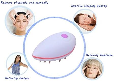 Electronic Vibration Head Massage Comb Promoting Boold Circulation Scalp Waterproof by SAMSHOPPING2465
