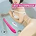 Vibrating Double-Ended Dildos with 9X9 Vibrations for Women Vaginal G-spot and Anal Play, Wireless Remote Dual Motors Rechargeable Realistic Penis Massager Adult Sex Toy for Lesbian Couples (Pink)thumb 4