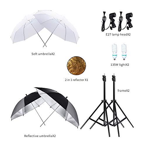 image for SH Photography Video Portrait Studio Daylight Umbrella Continuous Ligh