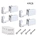Jconly Ear Piercing Gun - 4pcs Ear Piercing Gun with Alcohol Pad Disposable No Pain Safe Sterile for Nose Studs Cartilage Tragus Helix Piercing Gun Piercer Tool Machine Kit Self Ear Piercing Gun Kit