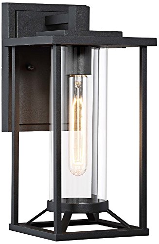 Minka Lavery Outdoor Wall Light 72472-66 Trescott Exterior Wall Lantern, 1-Light 60 Watts, Black