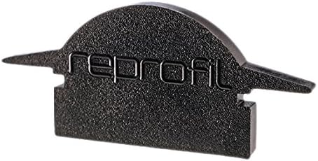 Reprofile end Cap L-ET-01-10, Black, 25 mm, 2 Pieces