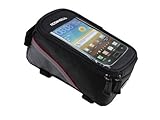 Roswheel Bicycle Frame Pannier and Front Tube Cell Phone Bag, 100gm, Red