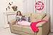 Mermaid Tail Blanket - Soft and Warm Polar Fleece Fabric Blanket by Cuddly Blankets for Kids and Teens (Ages 3-12) (Hot Pink and Light Pink)