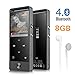 MP3 Player with Bluetooth, Portable Mp3 Player with FM Radio with Headphones,HiFi Metal Audio Player with Voice Recorder,Touch Button Music Player, Expandable 128GB TF Card,2.4 Inch,Sliver (s8-8gb)