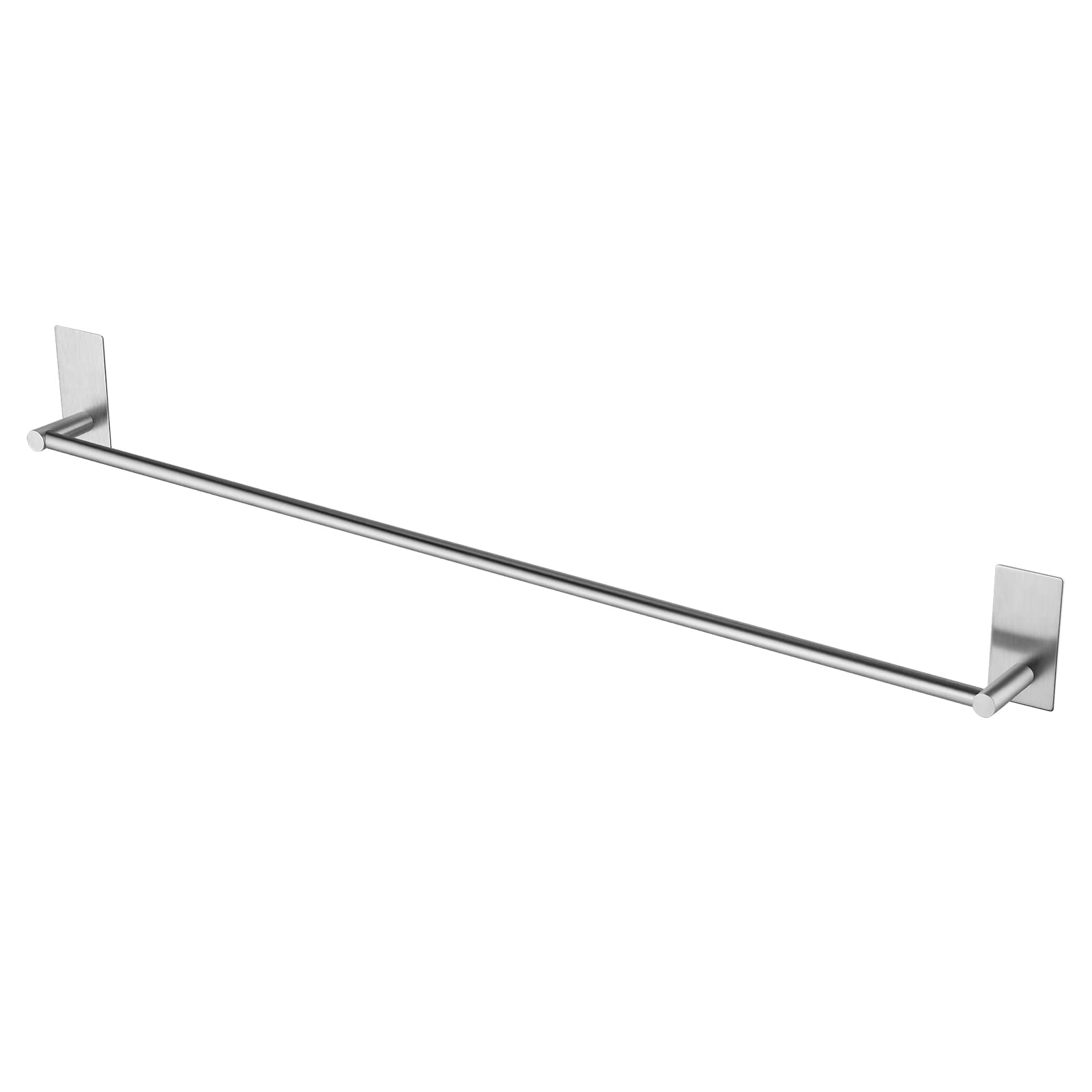 KES Self Adhesive Towel Rail 75 CM, Bathroom Stick on Towel Holder Towel Bar SUS304 Stainless Steel Wall Mounted No Drilling Brushed Finish, A70000S75B-2