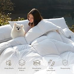 DWR Luxury Feather Down Fiber Comforter King