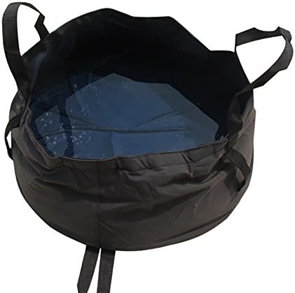 Keentix Collapsible Foldable Wash Basin Bucket for Outdoor Camping Hiking Travel, 8.5L (Blue)