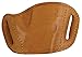Bulldog Cases Tan Molded Leather Belt Slide Holster (Large)
