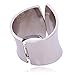 Kaymen Jewelry Women's Great Alloy Polished Silver Color Cuff Bracelets Bangle for Wedding/Party