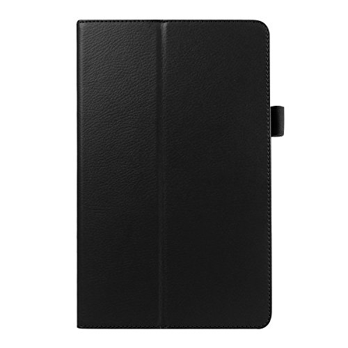 Galaxy Tab E 9.6 Case Case, OEAGO Samsung Galaxy Tab E 9.6 inch Case Cover Accessories - PU Leather Stand Folio Case Cover For Samsung Galaxy Tab E 9.6 Inch Tablet (2015 Released) - Black