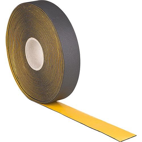 PACKnSELL Self Seal Pipe Insulation Tape 50MM X 3MM X 15M Black Foam Class O Lagging Tape