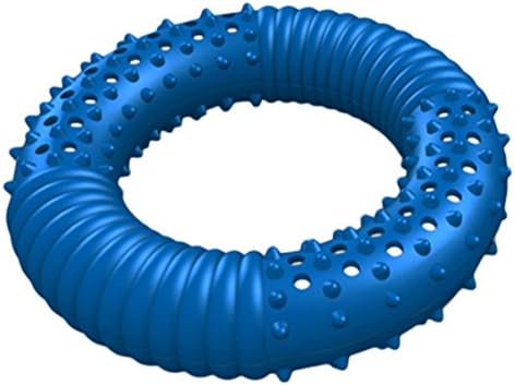 Petony Hydro Ring Toy for Dogs - Dental Treat, Bite Resistant, Indestructible Non-Toxic Strong Tooth Cleaning Dog Toy Balls for Pet Training, Playing, Chewing - Soft Rubber