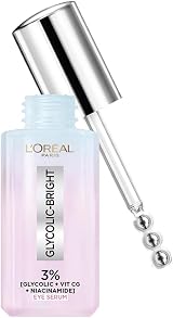L'Oreal Paris Glycolic Bright Eye Serum 20ml Dark Circle Glycolic Niacinamide view 1