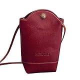 Creazy Women Messenger Bags Slim Crossbody Shoulder Bags Handbag Small Body Bags (red)
