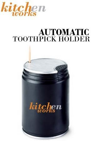 Toothpick Holder for Toothpicks. Free Ebook & Toothpicks Included. Best Toothpick Dispenser for Food, Cooking and Decoration. Suitable for Use or As Gift At Home, Office, Kitchen, Cafe and Restaurant