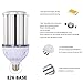 36W 38W 40W LED Corn Light Bulb,E26 Medium Screw Base,Street and Area Light,175Watt Equivalent,Metal Halide High Pressure Sodium Replacement,4300lumen,5000K Daylight,360°Flood Light,ETL Listed