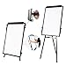 Magnetic Whiteboard Easel Stand, Upgraded 24 x 36 Inch Dry Erase White Board Tripod Flip Chart, Magnetic Eraser, 2 Markers, 25-Sheet Papers, 6 Magnets