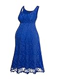 HARHAY Women's Maternity Knee Length Sleeveless Lace Tank Dress 606