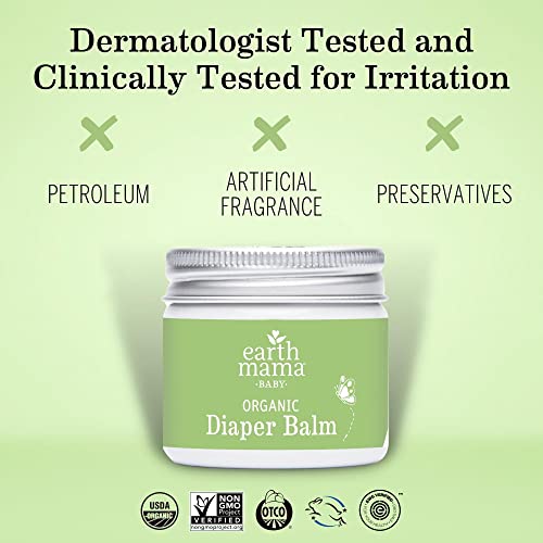 Earth Mama Organic Diaper Balm Multipurpose Baby Ointment EWG