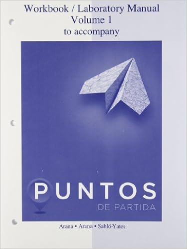  Workbook Laboratory Manual To Acpany Puntos De Partida Ninth Edition 9780077511753 Arana Alice A Arana Oswaldo Sablo Yates Books