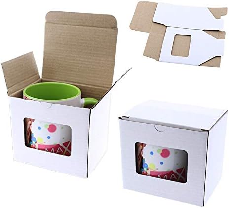 Grupo K-2 Caja De Cartón Para Tazas Con Ventana: Amazon.es: Hogar