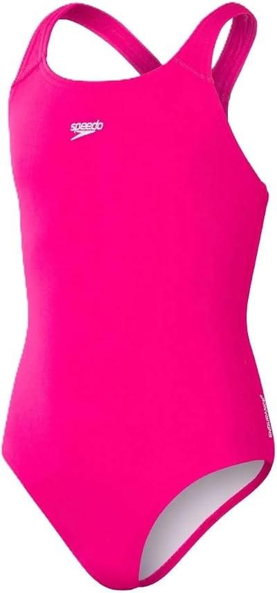 Speedo Girls Eco Endurance+ Medalist Swimsuit Chlorine Resistant 50% Recycled