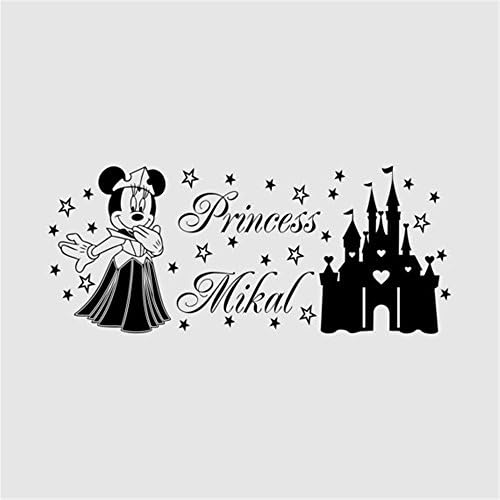 PersonalizedPrincess Minnie 's with name ,Personalized ,Personalized Kids wall decals, Bedroom Decal Faithful Saying for Wall Motivational Wall Words Inspirational Wall Decal