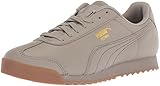 PUMA Men's Roma Classic Gum Sneaker, Rock Ridge Team Gold, 11 M US