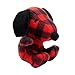Hallmark Plush Snoopy, Holiday Festive Red and Black Buffalo Plaid