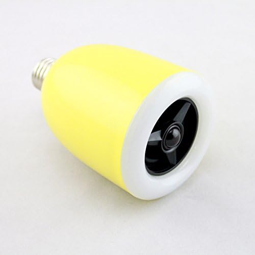 Lumitusi Smart Bluetooth Wireless Multicolored LED Light Bulb with Speaker, for Apple iPhone, iPad and Android Phone (Yellow)