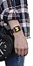PEAK ZHANG Compatible with Apple Watch Band, 38mm 40mm Women Top Grain Leather Strap for iWatch Series 5,4,3,2,1 (Light Brown+Champagne Gold Clasp, 38mm 40mm S/M)