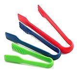 Norpro 1980 Set Of 3 Nesting Tongs, Assorted Colors
