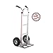 Magline HMK116UA4 Aluminum Hand Truck, Flared Double Pistol Grip Handle, Pneumatic Wheels, 500lbs Capacity
